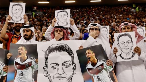 'Better served cold': Qatari fans remind Germany of Özil in protest