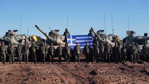 Greek Armed Forces hold exercises on Rhodes Island