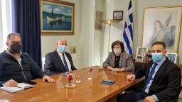 Çalikidis conveyed the problems of the region to the ministry officials