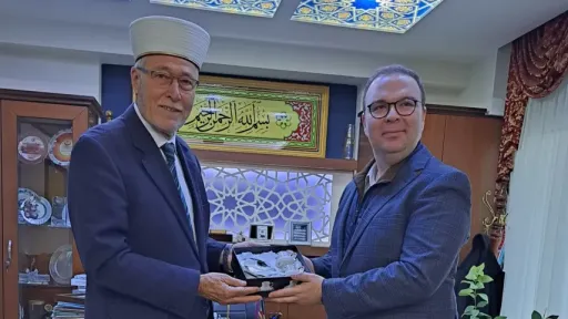 A visit from Turkish Consul General Ünal to Mufti Şerif