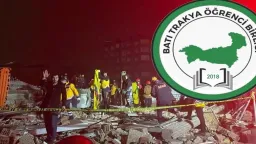 Western Thrace Student Union takes action for earthquake victims in Türkiye!
