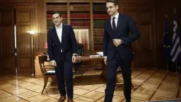 Poll: ND has 7.4-point lead over opposition SYRIZA