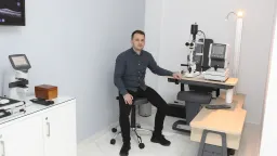 Ophthalmologist Saim Yazıcı opens his own office