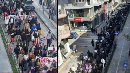 Protest march held in Komotini for train accident