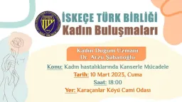 "Xanthi Turkish Union Women's Meetings" continues with Karaçanlar village