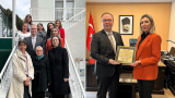 Members of the Women's Platform pay visit to Consul General Ünal