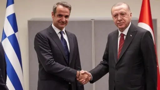 Turkish President Erdogan conveys wishes for March 25 to Greek PM Mitsotakis