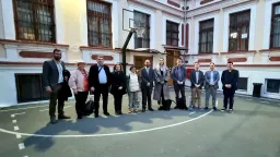 EFA Delegation pay visit to Xanthi Minority Secondary and High School