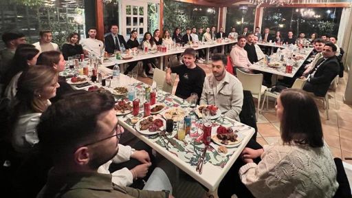 Turkish Ambassador Erciyes met with fellow students at iftar dinner