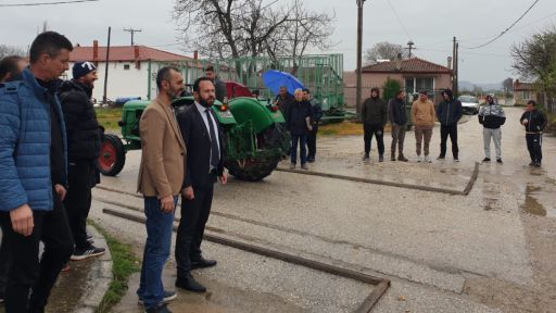 Tractor driver's license exam held in Karacaoğlan village