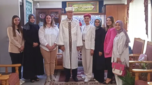 Minority Graduates Association Women's Section pay visit to Mufti Şerif