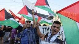 The raid by Israeli forces on the city of Jenin protested in Greece