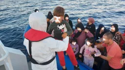 Türkiye rescues 80 migrants Greece pushed back in Aegean