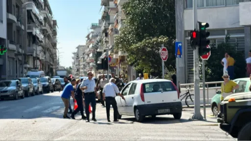 Accident in Komotini: Car hits pedestrian