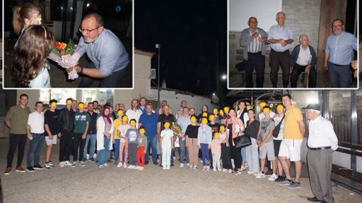 Yannis Garanis and his team visit villages in Kalfa region
